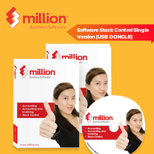Million Software Stock Control Single Version (USB DONGLE)