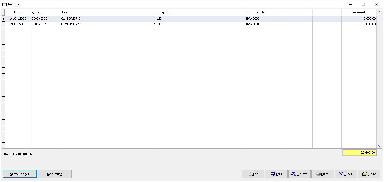 Debtor Invoice | Million Software