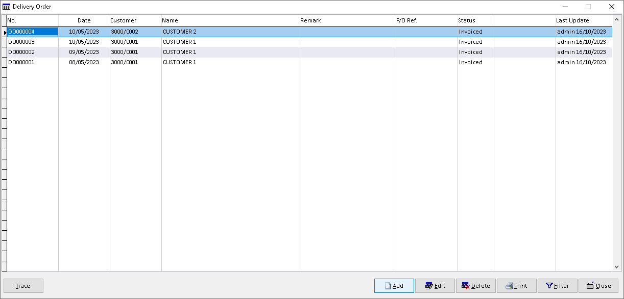 Delivery Order | Million Software