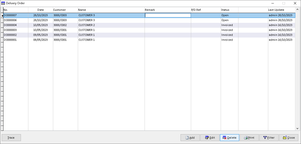 Delivery Order | Million Software