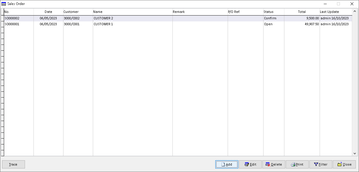 Sales Order | Million Software