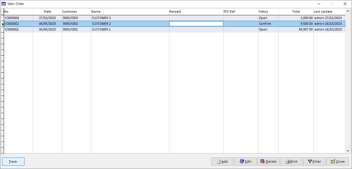 Sales Order | Million Software