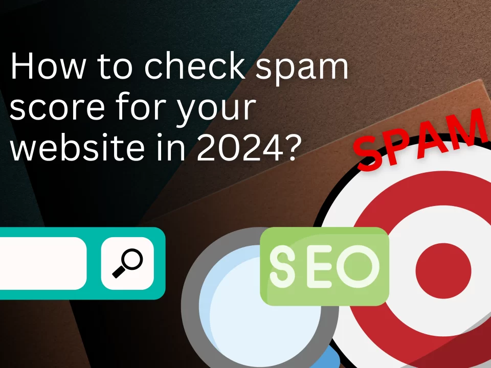 how to check spam score fo website 2024
