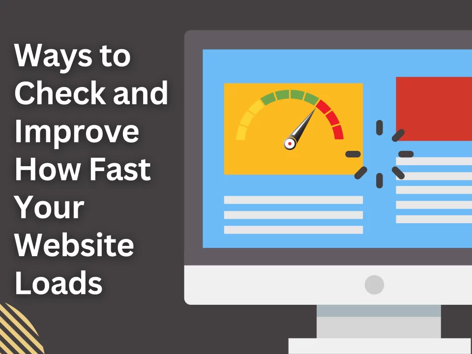 ways to check and improve page load speed